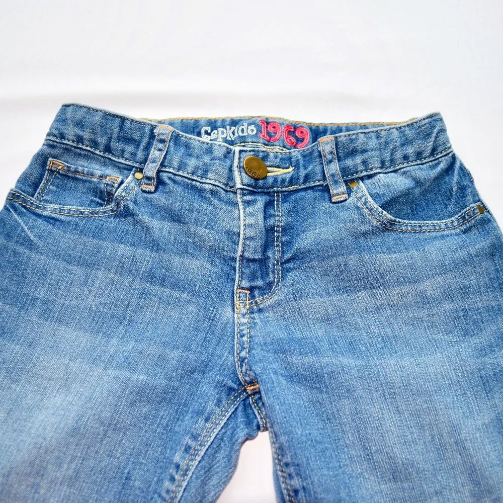 Gap Kids Super Skinny Denim Adjustable Waistband Jeans - Size 10 Regular